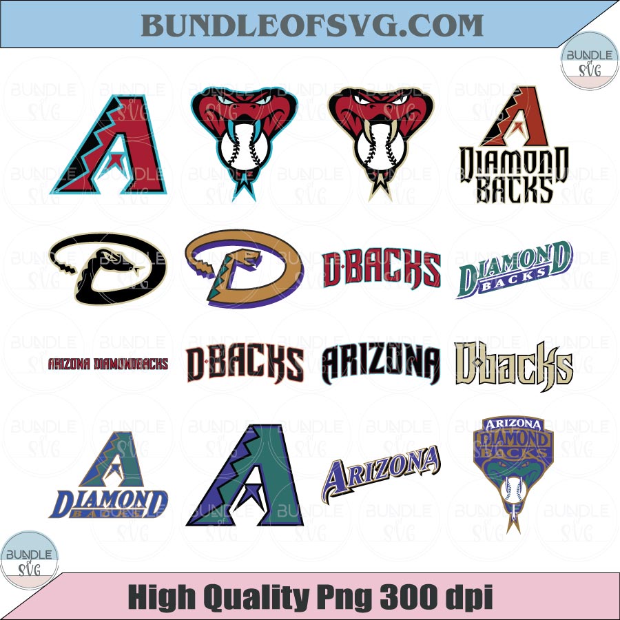Arizona Diamondbacks Logo SVG Bundle Baseball Diamondbacks Svg