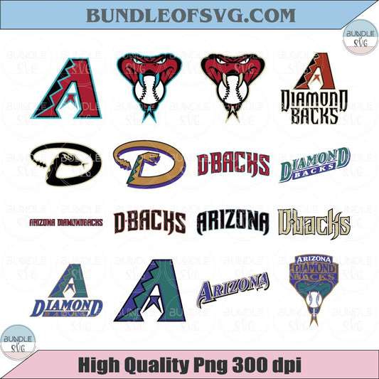 Arizona Diamondbacks Logo SVG Bundle Baseball Diamondbacks Svg