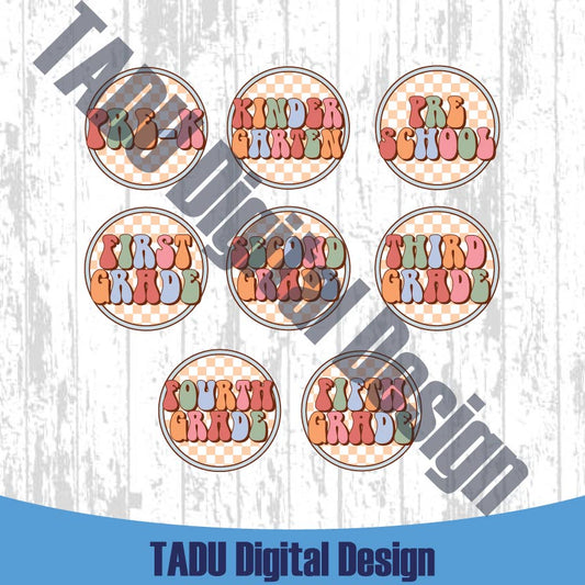 Back To School Png Svg Bundle Retro First Day Of School Teacher Svg