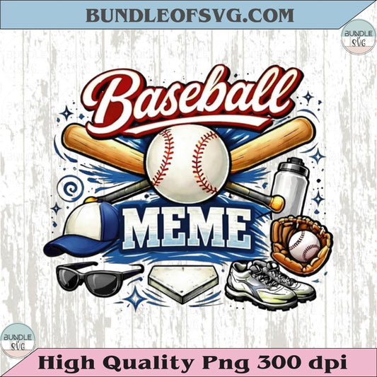 Baseball Meme PNG Design Vintage Baseball Grandma T-Shirt Png