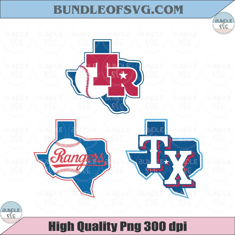Baseball Texas State Map Logo SVG Texas Rangers Logo Map Svg