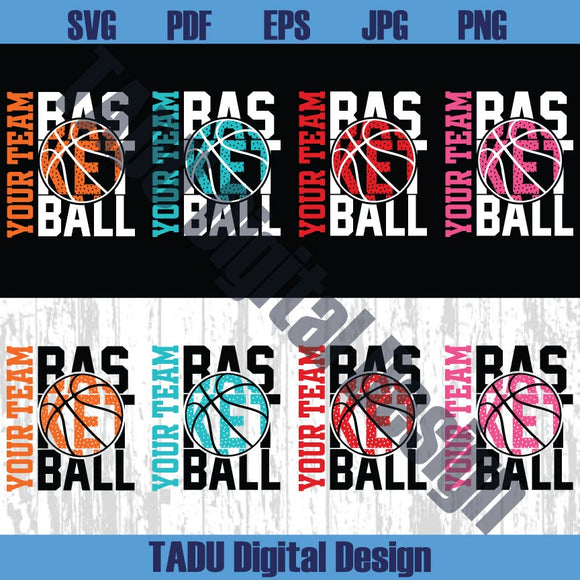 Basketball Team Template Svg Basketball Mom Svg Basketball Png