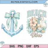 Beach Vibes PNG Front and Back T-Shirt Design Summer Beach Png
