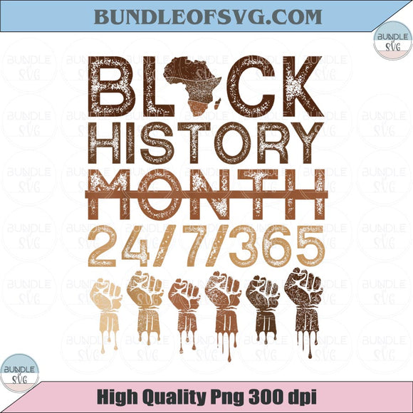 Black History 24/7/365 Png Black History Month Png Black Power Fist