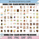 Black History Png Bundle Black History Month African American Png