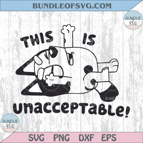 Blue Dog Svg This is Unacceptable Svg Muffin Png Dog Family Cartoon
