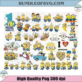 Minions SVG Bundle Cartoon Character Clipart Minions Png Bundle