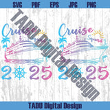 Custom Name Family Cruise Squad 2025 Png Family Vacation Svg Png