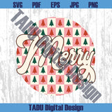 Checkered Christmas Trees Merry Png Retro Pink Merry Christmas Svg