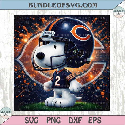 Chicago Bears Snoopy Png The Peanuts Chicago Football Bears Png