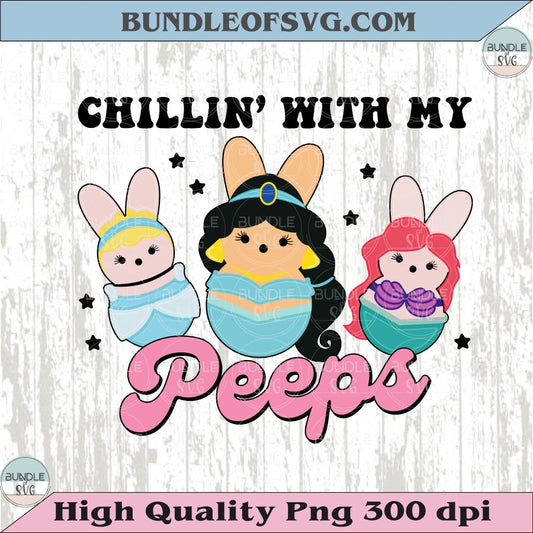 Chillin with My Peeps Png Disney Pincess Easter Bunny Png Girl