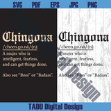 Chingona Definition Svg Latina Png Bad Ass Woman Svg Chingona Png