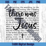 Christian Svg There was Jesus Svg There was Jesus worlds Png Cricut