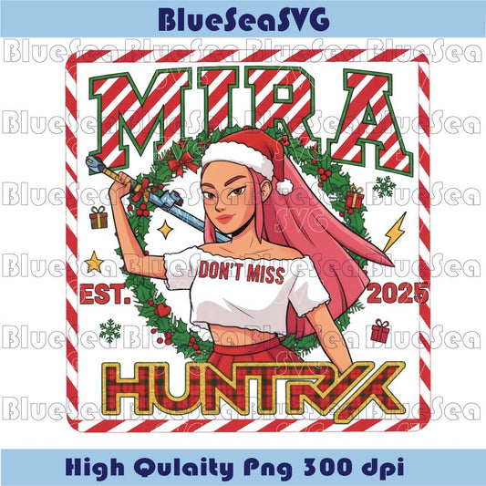 Christmas Mira Huntrix Png Kpop Demon Hunters Mira Christmas Png