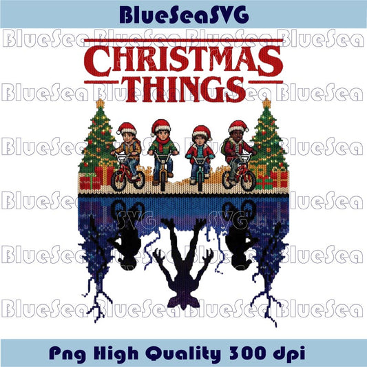Christmas Things Png Faux Yarn Crochet Stranger Christmas Png