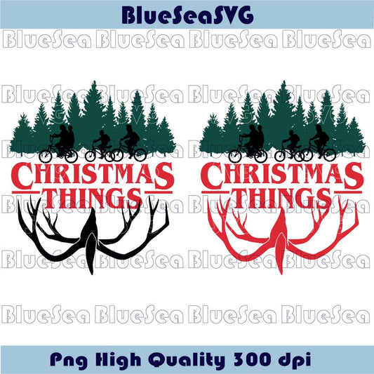 Christmas Things Svg Christmas Stranger Things Svg Xmas Png