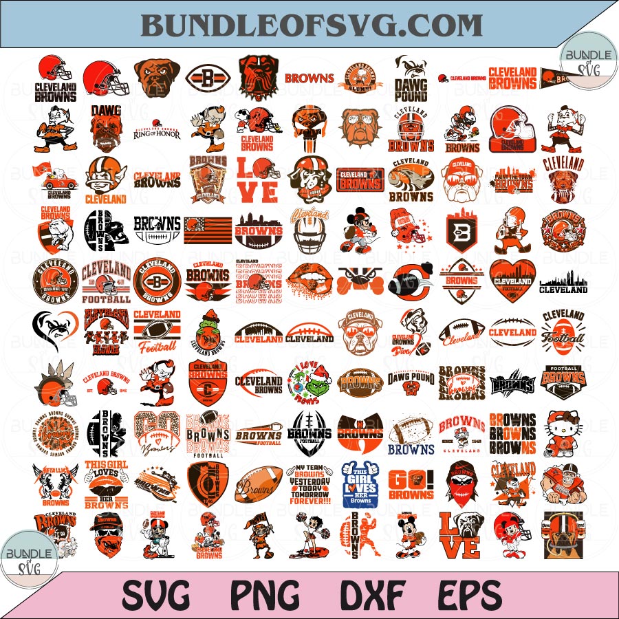 Cleveland Browns SVG Bundle Football Cleveland Browns Logo Svg