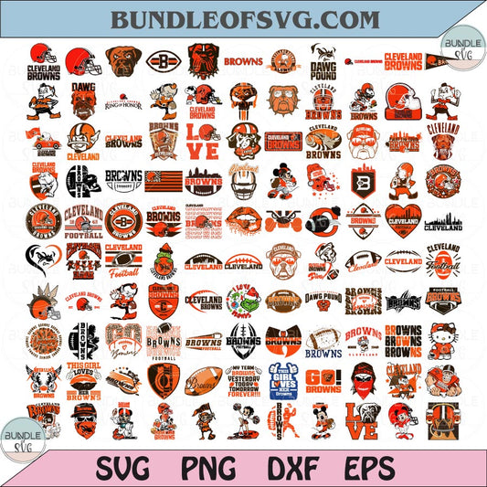Cleveland Browns SVG Bundle Football Cleveland Browns Logo Svg