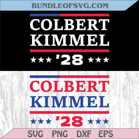 Colbert Kimmel 2028 Svg Team Kimmel Jimmy Kimmel President Png