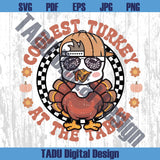Coolest Turkey At The Table Png Thanksgiving Boy Svg Fall Toddler Kid