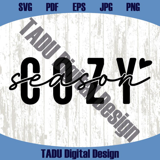 Cozy Season Svg Retro Fall Svg Autumn Quote Png Cozy Girl Png Dxf