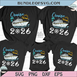 Custom Cruise Squad 2026 Png Family Vacation Shirt Matching Png
