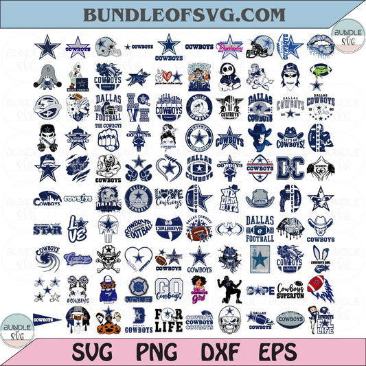 Dallas Cowboys SVG Bundle Football Dallas Cowboys Logo Svg