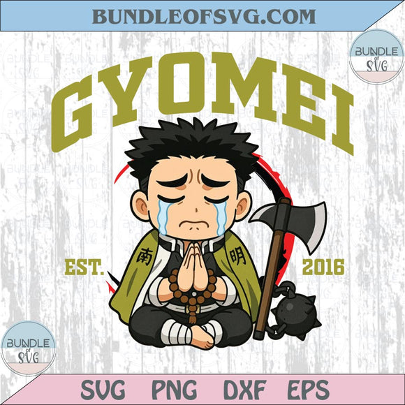 Demon Slayer Svg Gyomei Png Infinity Castle Svg Anime Lover Png