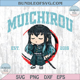 Demon Slayer Svg Muichirou Png Infinity Castle Svg Anime Lover Png