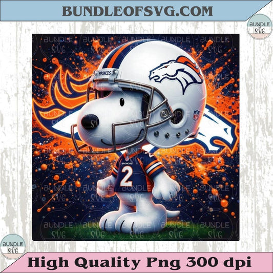 Denver Broncos Snoopy Png The Peanuts Denver Football Broncos Png