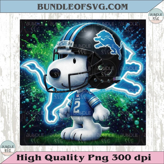 Detroit Lions Snoopy Png The Peanuts Football Detroit Lions Png