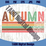 Distressed Autumn Svg Vintage Fall Svg Grunge Retro Autumn Png