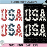 Distressed USA Svg Grunge USA Png Patriotic Shirt Design 4th Of July