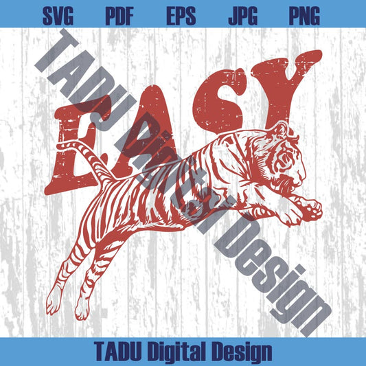 Easy Tiger Svg Boho Trendy Svg Hippie Svg Indie Svg Easy Tiger Png