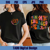 Custom Name In My Engaged Era Svg Personalised Engagement Png