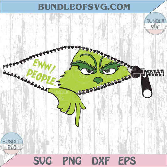 Ew People Grinch Svg Funny Christmas Png Grinch Ew People Svg