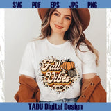 Leopard Heart Fall Vibes Png Autumn Leopard Pumpkin Fall Vibes Svg