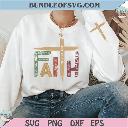 Faith Png Grunge Bible Verse Png Jesus Png Retro Christian Png