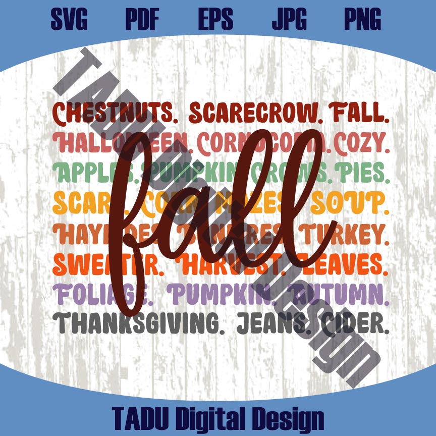 Fall Svg Trendy Fall Png Autumn Svg Pumpkin Svg Leaves Cozy Svg
