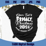 Family Christmas Making Memories Together png personalised custom