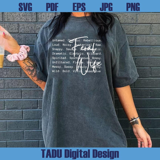 Feral Wife Svg Feral Wife Words Png Funny Wife Svg Sarcastic Wife Png
