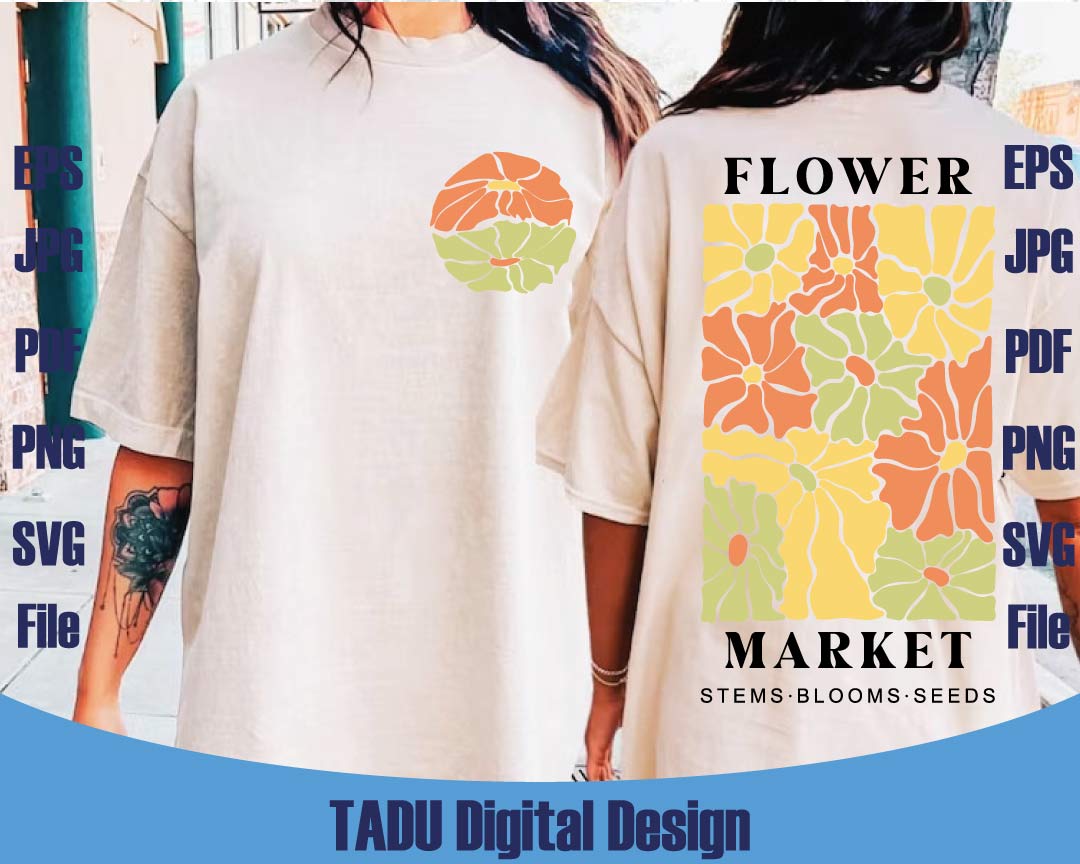 Flower Market Svg Boho Wildflower Png Inspirational Svg Selflove Svg