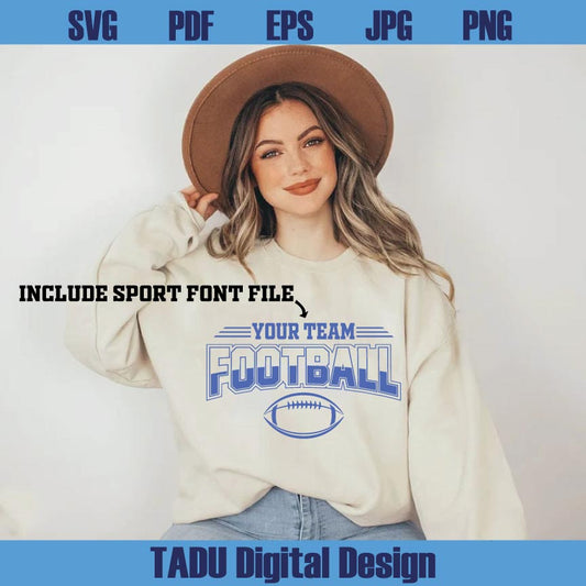 Football Team Template Svg Football Mom Svg Team Names Logo Png