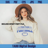 Football Team Template Svg Football Mom Svg Team Names Logo Png