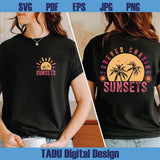 Forever Chasing Sunsets Png Retro Summer Svg Beach Vibes Png