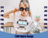 Front of School Bus Svg Back to School Bus Driver Png Preschool Svg