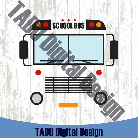 Front of School Bus Svg Back to School Bus Driver Png Preschool Svg