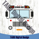 Front of School Bus Svg Back to School Bus Driver Png Preschool Svg