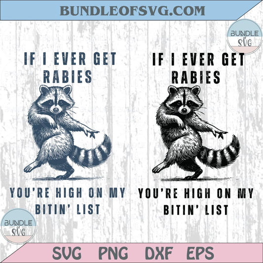 Funny Raccoon Png Get Rabies Biting List Png Vintage Raccoon Svg