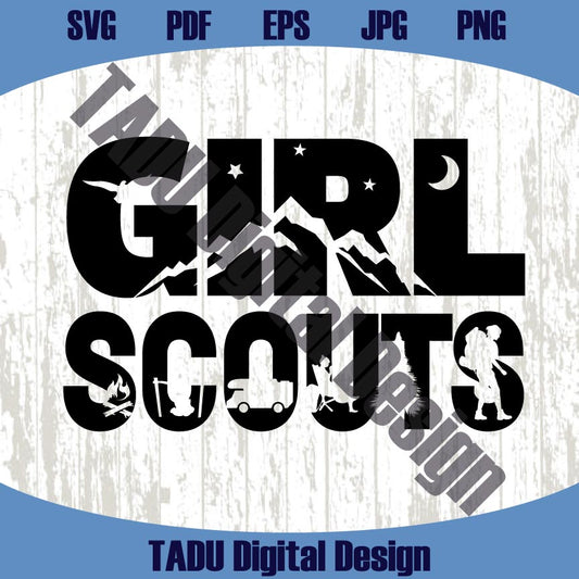 Girl Scouts Svg Camping Png Adventure Svg Hiking Png Outdoor Svg